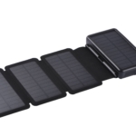 2E Портативний зарядний пристрій Power Bank Solar 20000mAh Black