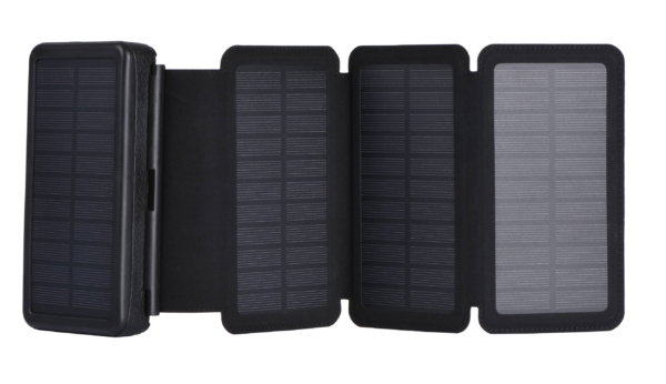 2E Портативное зарядное устройство Power Bank Solar 20000mAh Black