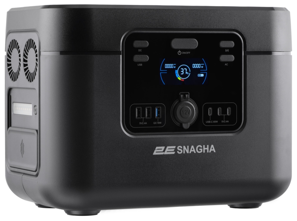 Портативная электростанция 2Е Snagha, 1200 Вт, 1050 Втч, быстрая зарядка