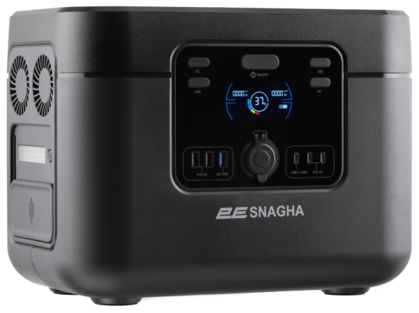 Портативная электростанция 2Е Snagha, 1200 Вт, 1050 Втч, быстрая зарядка