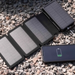 2E Портативний зарядний пристрій Power Bank Solar 20000mAh Black