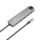 Хаб 2E USB-С > 2хUSB-A 2.0/USB-A 3.0/USB-C PD/HDMI/Ethernet, 0.15м, сірий
