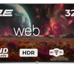 Телевізор 32″ 2E LED HD 60Hz Smart WebOS Black