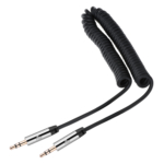 Кабель jack 3.5 > jack 3.5 (M/M) 2E 1.8м, чорний