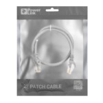 Patch Cable 2E Cat 6,UTP,RJ45, 26AWG ,7/0.16 Cu, 0.50 m, PVC,Grey