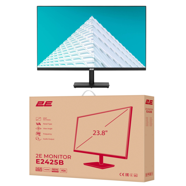 Monitor 2E 23.8″ E2425B D-Sub, HDMI, VA, 100Hz, FreeSync