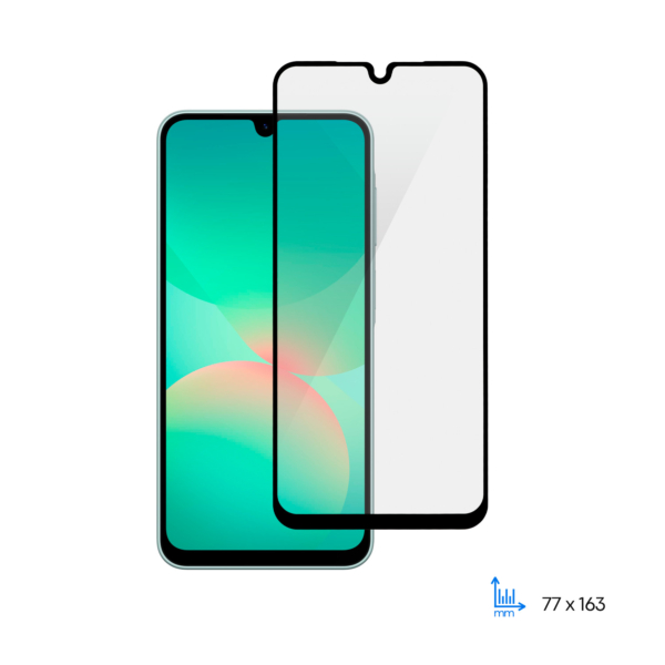 Защитное стекло 2E для Samsung Galaxy A26 5G (A266) , 2.5D FCFG, (1 Pack), черная рамка