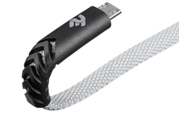 Кабель 2E USB-A — microUSB Flat fabric urban 1m Grey