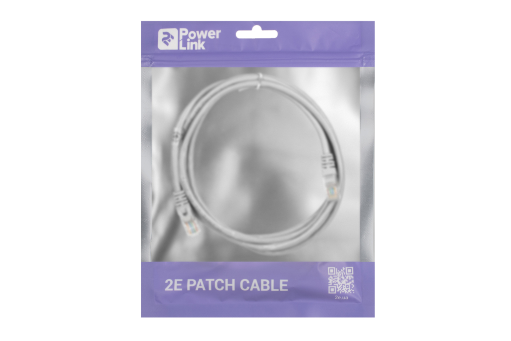 Patch Cable 2E Cat 5e, UTP, RJ45, 26AWG, 7/0.16 Cu, 2.00 m, PVC, Grey