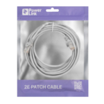 Патч-корд 2E САТ 5e, UTP, 5м, 26AWG, RJ45, 7/0.16, Cu, PVC, серый