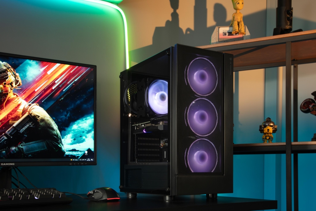 2E 2E PC Complex Gaming AMD R5-5600X, 16Gb, F512GB+F1TB, RX6600-8, B550, G3301, 700W, Win11