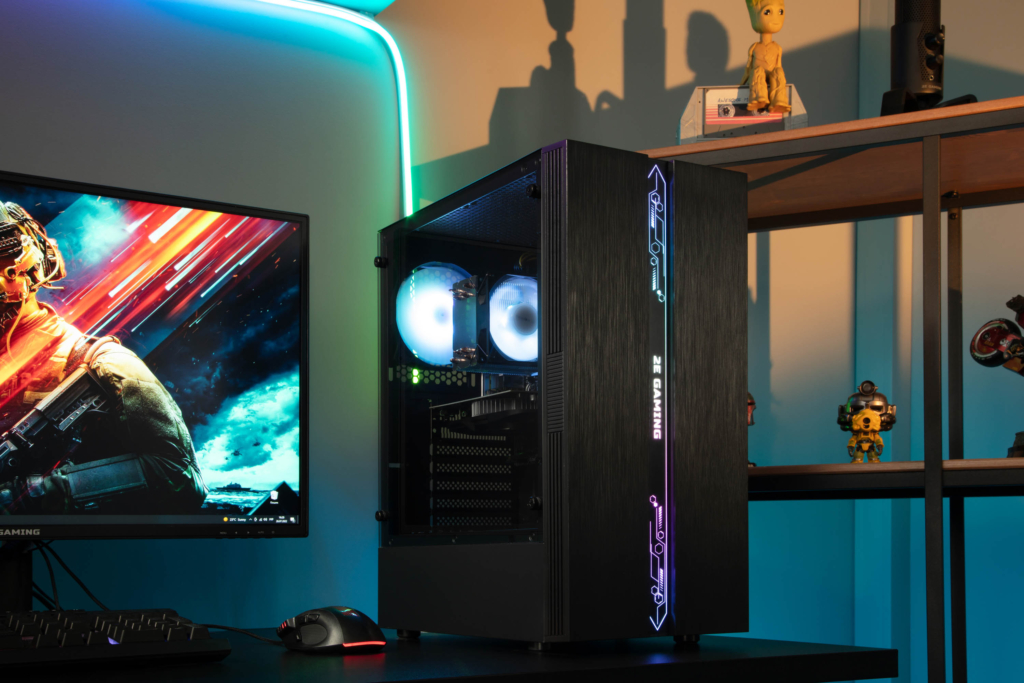 2E 2E PC Octal Intel i3-10100F/H510/8/480F/NVD1030-2/Win10Pro/G2107/500W