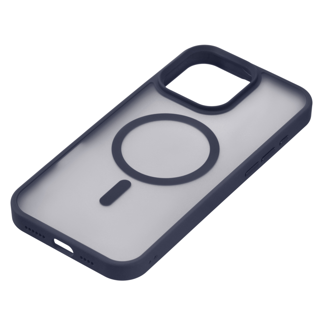 2E Чохол Basic для iPhone 16 Pro Max, Soft Touch MagSafe Cover, синій темний