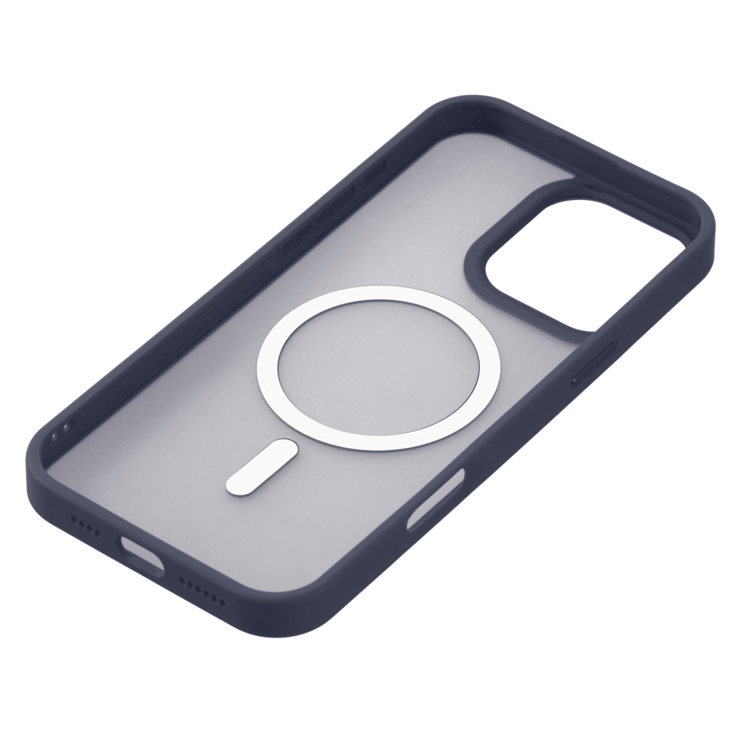 2E Чохол Basic для iPhone 16 Pro Max, Soft Touch MagSafe Cover, синій темний