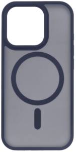 Чехол 2E Basic для iPhone 16 Pro, Soft Touch MagSafe Cover, Dark Blue