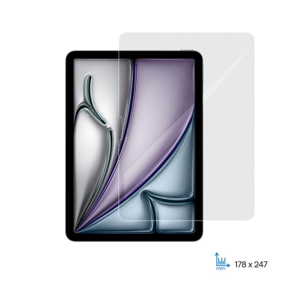 Защитное стекло 2E для iPad Air 11″ (2024-2025), 2.5D, прозрачный