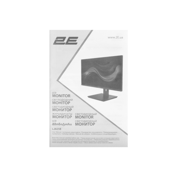 Монітор 2E 28″ L2825B 2xHDMI, DP, IPS, NTSC 84%, 3840×2160, HAS