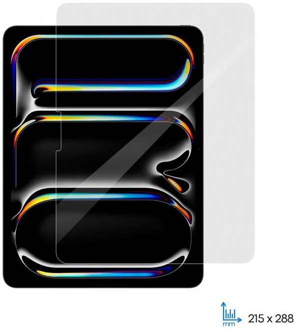 Защитное стекло 2E для iPad Pro 13″ (2024), 2.5D, прозрачный