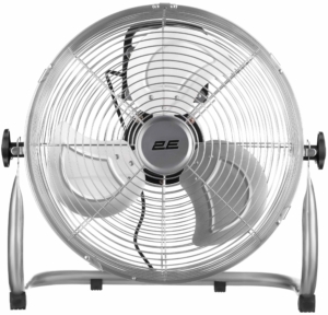 Вентилятор напольный 2E PowerWind 30C профессиональный, 30см, 60Вт, кнопки, двигатель медь 100%, серебристый