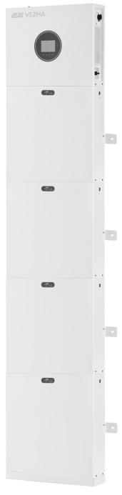 Система резервного живлення 2E PowerWall Vezha, 5000 Вт, 20.48 кВт/год, MPPT 5.5 кВт, WiFi, розширення ємності, паралельне підключення