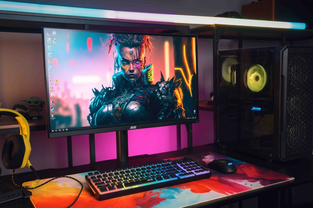 Monitor 2E 23.8″ E2425B D-Sub, HDMI, VA, 100Hz, FreeSync