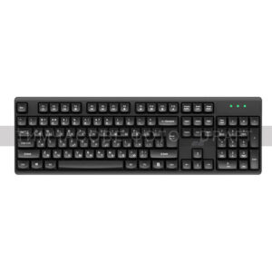 Клавиатура мембранная 2E KS131 104key, USB-A, EN/UK, черный