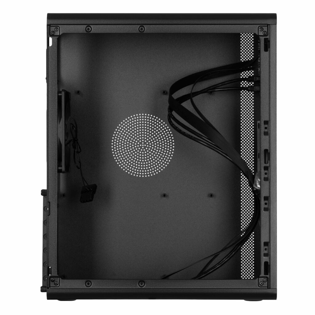 2E-V500B, PC case 2E Credo V500B without PSU, 1xUSB3.0, 1х USB 2.0, 1xUSB Type-C, 1x120mm, VGA 310mm, ATX, black