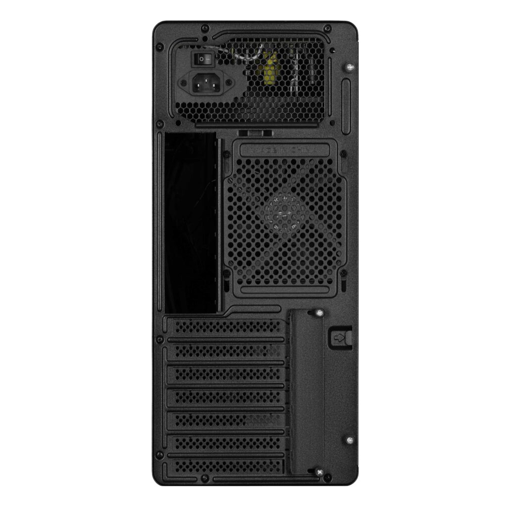 Корпус 2E Credo V500B-400 с БП 2E ATX400, 1xUSB3.0, 1х USB 2.0, 1xUSB Type-C, 1×120мм, VGA 310мм, ATX, чёрный