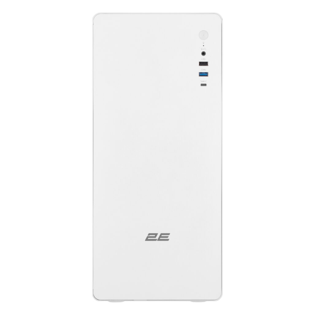 2E-V500W, PC case 2E Credo V500W without PSU, 1xUSB3.0, 1х USB 2.0, 1xUSB Type-C, 1x120mm, VGA 310mm, ATX, white