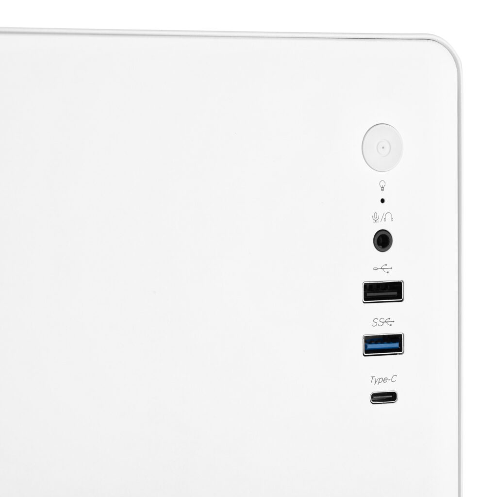 2E-V500W, PC case 2E Credo V500W without PSU, 1xUSB3.0, 1х USB 2.0, 1xUSB Type-C, 1x120mm, VGA 310mm, ATX, white