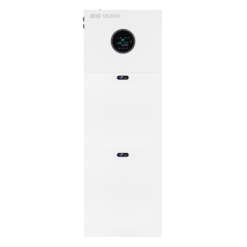 Система резервного питания 2E PowerWall Vezha, 5000 Вт, 10.24 кВт/ч, MPPT 5.5 кВт, WiFi, расширение емкости, параллельное подключение