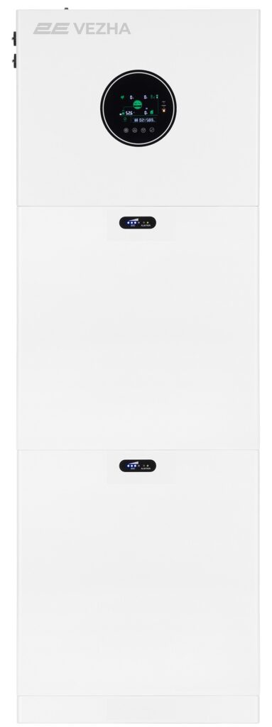 Система резервного питания 2E PowerWall Vezha, 5000 Вт, 10.24 кВт/ч, MPPT 5.5 кВт, WiFi, расширение емкости, параллельное подключение