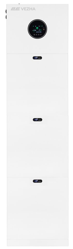 Система резервного питания 2E PowerWall Vezha, 5000 Вт, 15.36 кВт/ч, MPPT 5.5 кВт, WiFi, расширение емкости, параллельное подключение