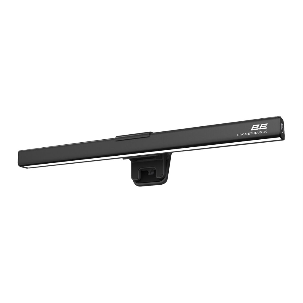 2E Monitor Lamp PROMETHEUS 30 5W 3000-6000K USB-A/USB-C, black