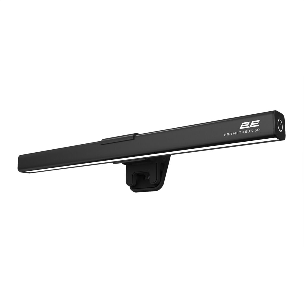 2E Monitor Lamp PROMETHEUS 30 5W 3000-6000K USB-A/USB-C, black