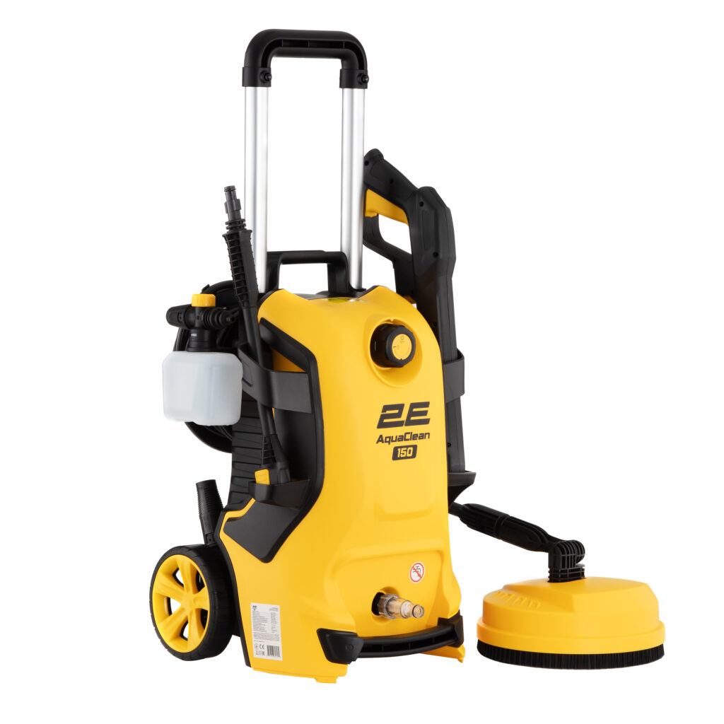 Минимойка высокого давления 2E AquaClean 150plus 2000Вт 150бар 450л/ч шланг 8м щётка патио 8.84кг