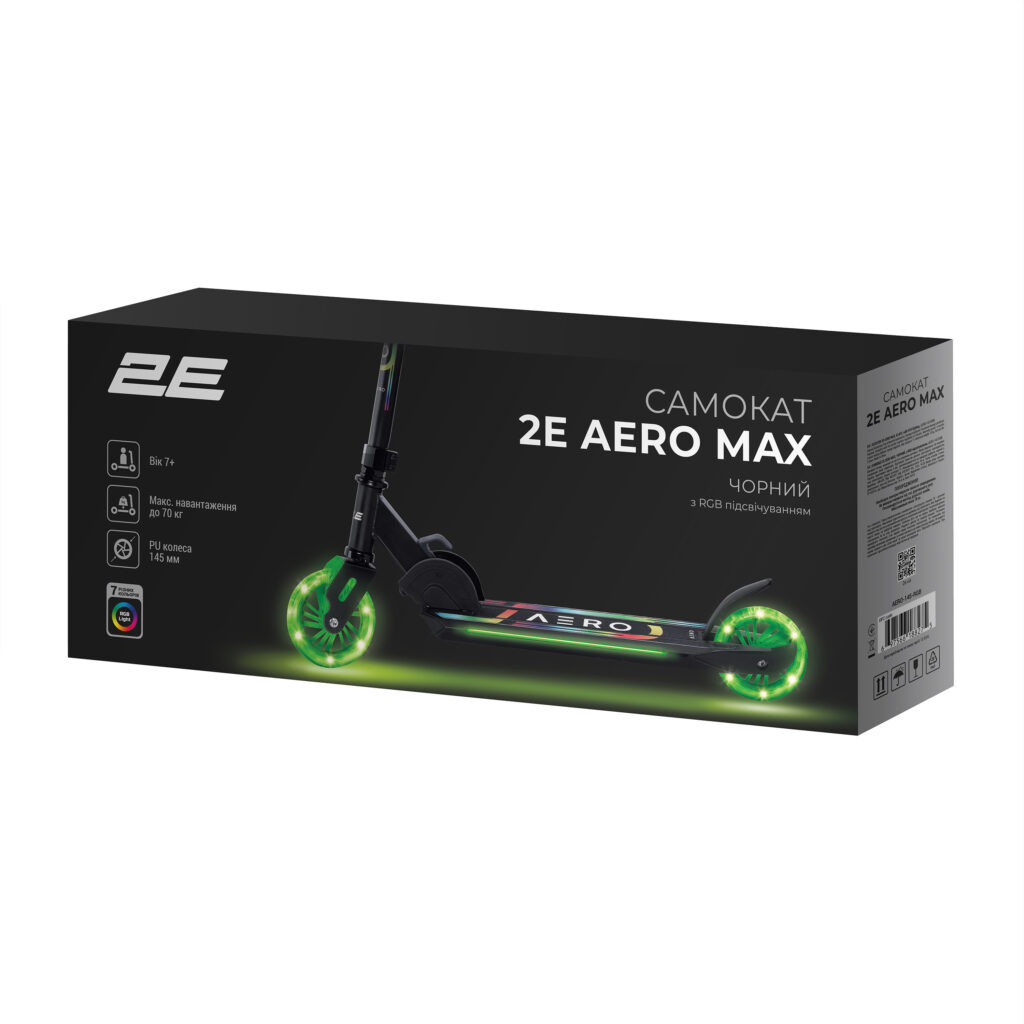 Самокат 2E Aero MAX RGB