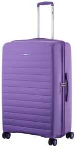 2E Suitcase Large, Aero, polypropylen, 99/119L, TSA, 4 wheels, EXP, lavender