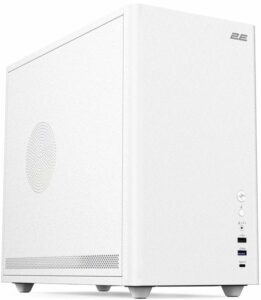 2E PC case 2E Credo Metal V350W without PSU, 1xUSB3.0, 1х USB 2.0, 1xUSB Type-C, 3x120mm ARGB, VGA 350mm, LCS ready, controller with remote, mATX, white