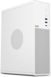 2E PC case 2E Credo V90W-400 with PSU 2E ATX400, 1xUSB3.0, 1х USB 2.0, 1xUSB Type-C, 2x90mm, VGA 390mm, mATX, white