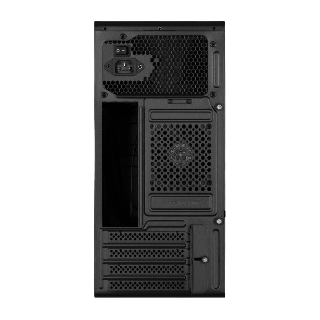 PC case 2E Credo V200B without PSU, 2xUSB3.0, 1x80mm, VGA 250mm, mATX, Black