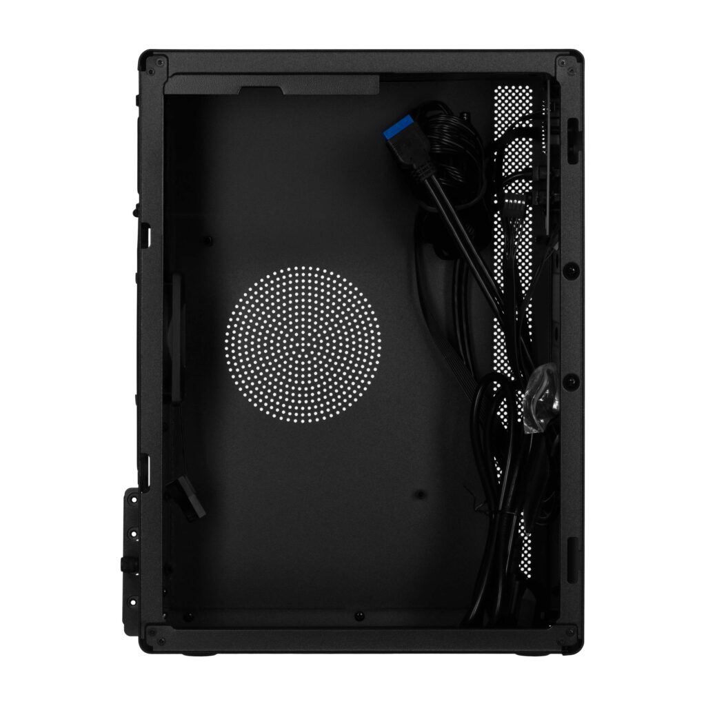 PC case 2E Credo V200B without PSU, 2xUSB3.0, 1x80mm, VGA 250mm, mATX, Black
