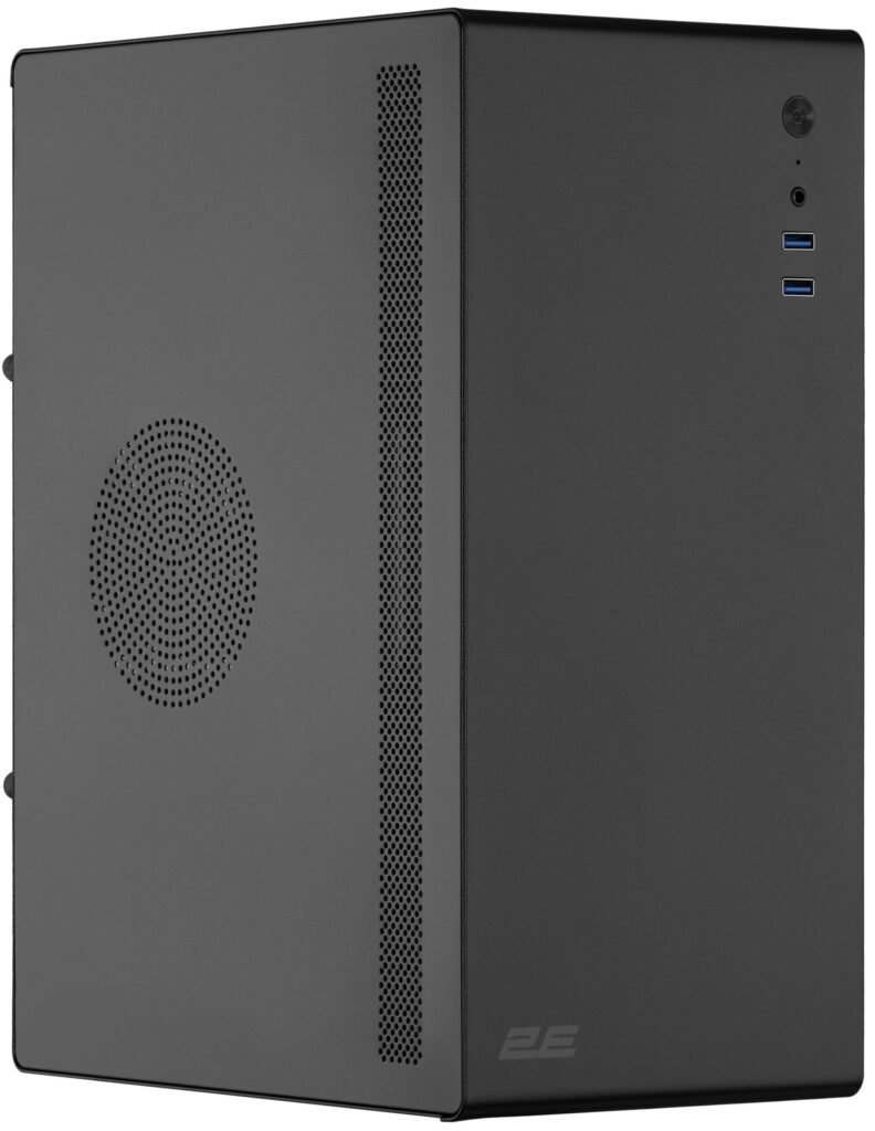 PC case 2E Credo V200B without PSU, 2xUSB3.0, 1x80mm, VGA 250mm, mATX, Black