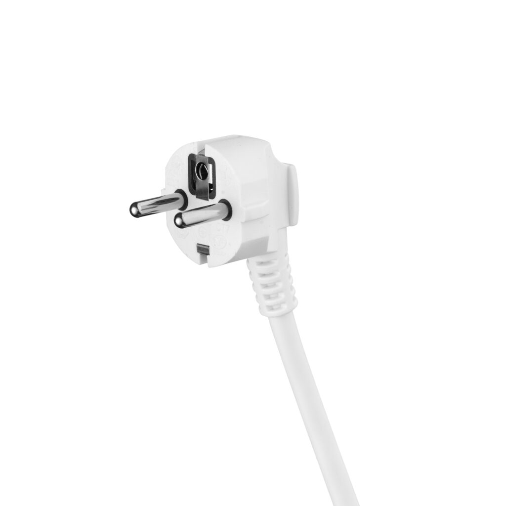 Подовжувач-фільтр мережевий 2E 5xТип F, 3×1.5мм кв, 16A, 1xUSB-A, 1xUSB-C, із захистом від перевантаження, 3м, білий, 3м, білий