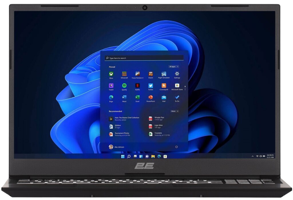 Ноутбук 2E Imaginary 15.6″ FHD IPS AG, Intel i3-1215U, 8GB, F256GB, UMA, Win11, Чорний