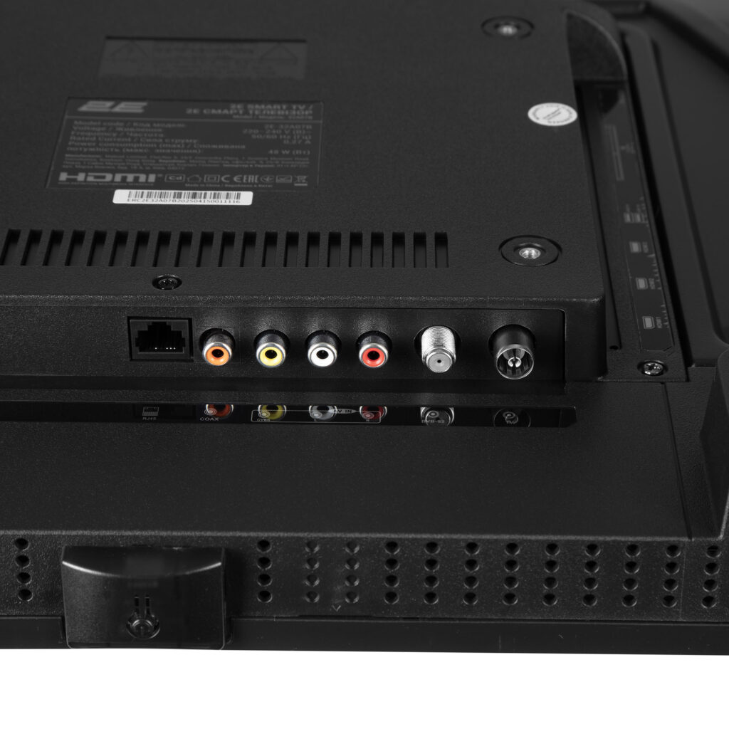 TV Set 32″ 2E LED HD 60Hz Smart Android Black