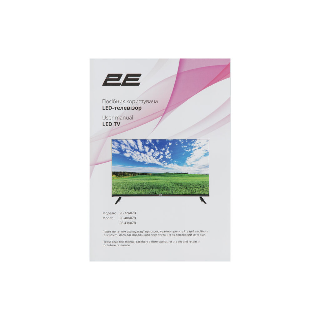 Телевізор 43″ 2E LED FHD 60Hz Smart Android Black