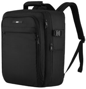 2E Travel backpack, Cabin size, polyester, EXP, 17/23l, with compartment for 16″ laptop, black
