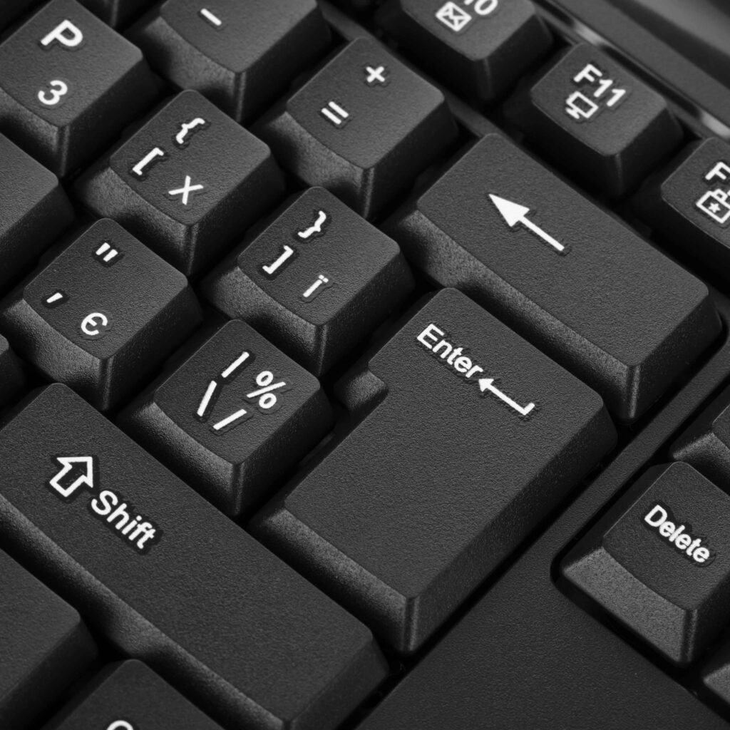 Клавіатура мембранна 2E KM1040 104key, USB-A, EN/UK/RU, чорний