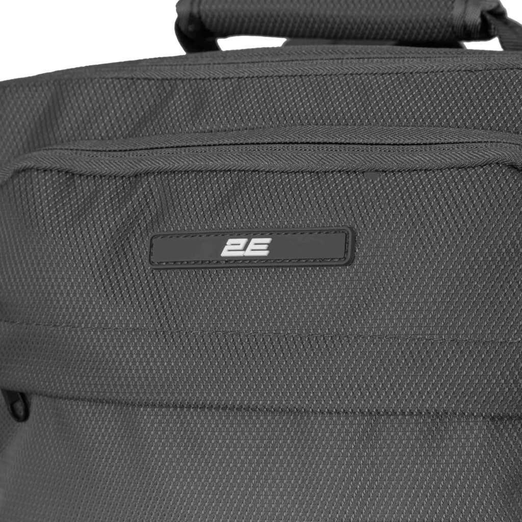 2E Travel backpack, Cabin size, polyester, EXP, 17/23l, with compartment for 16″ laptop, grey